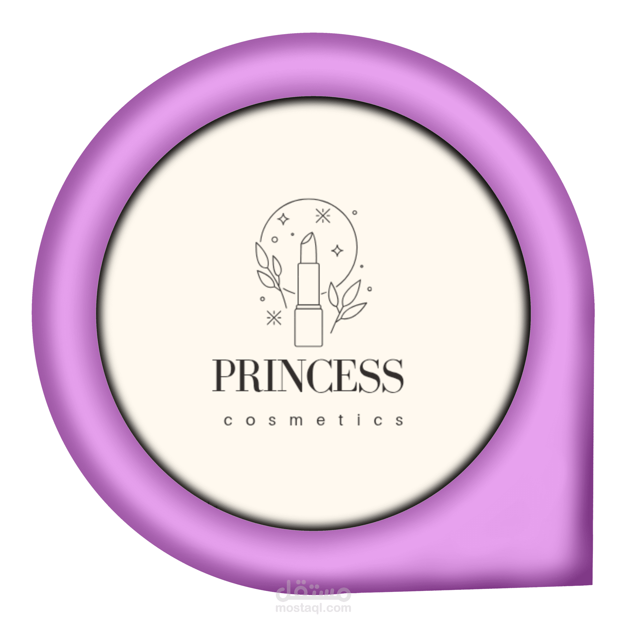 عمل تصميم شعار محل مستحضرات التجميل