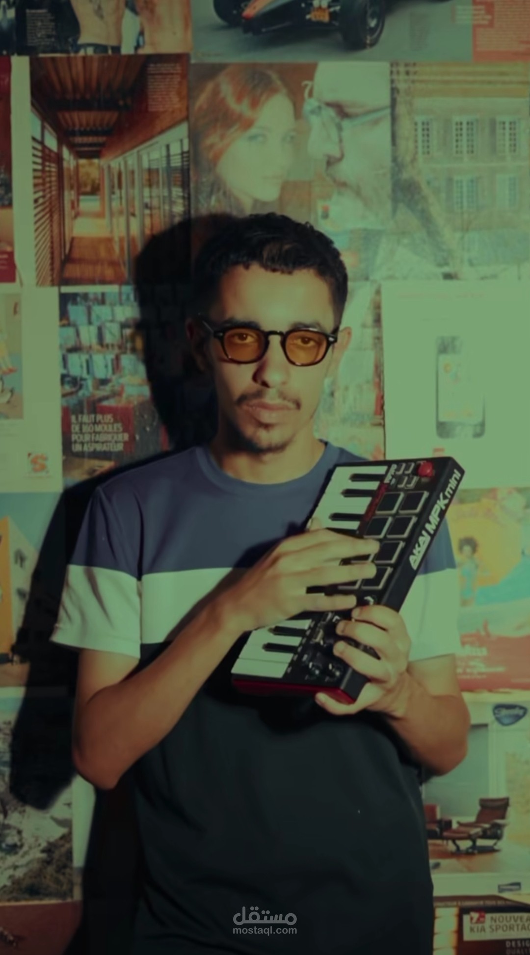 تصوير و تصميم فيديو و تعديل ألوان لفيديو كوفر غنائي