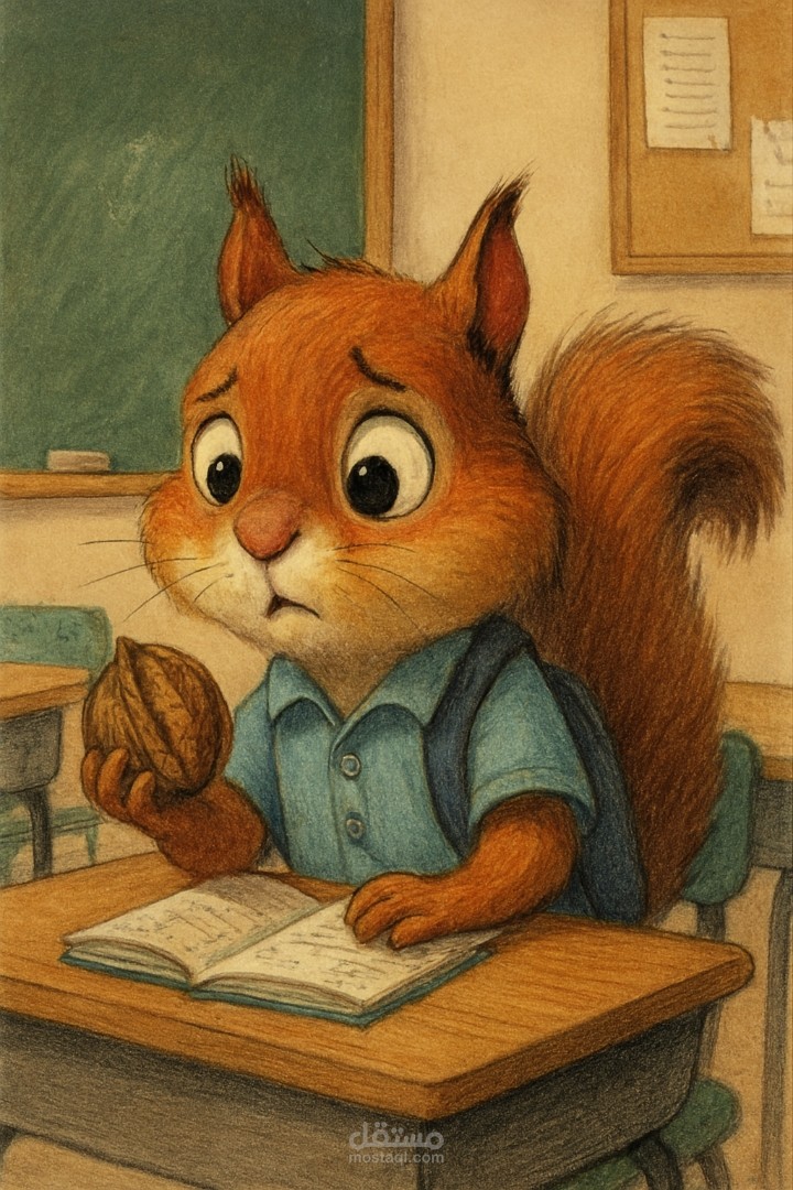 السنجاب الحائر