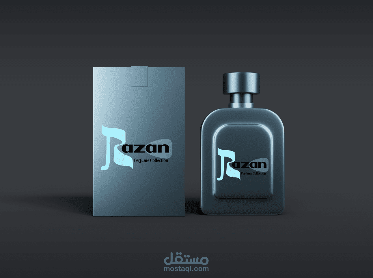 شعار لشركة رازان للعطور