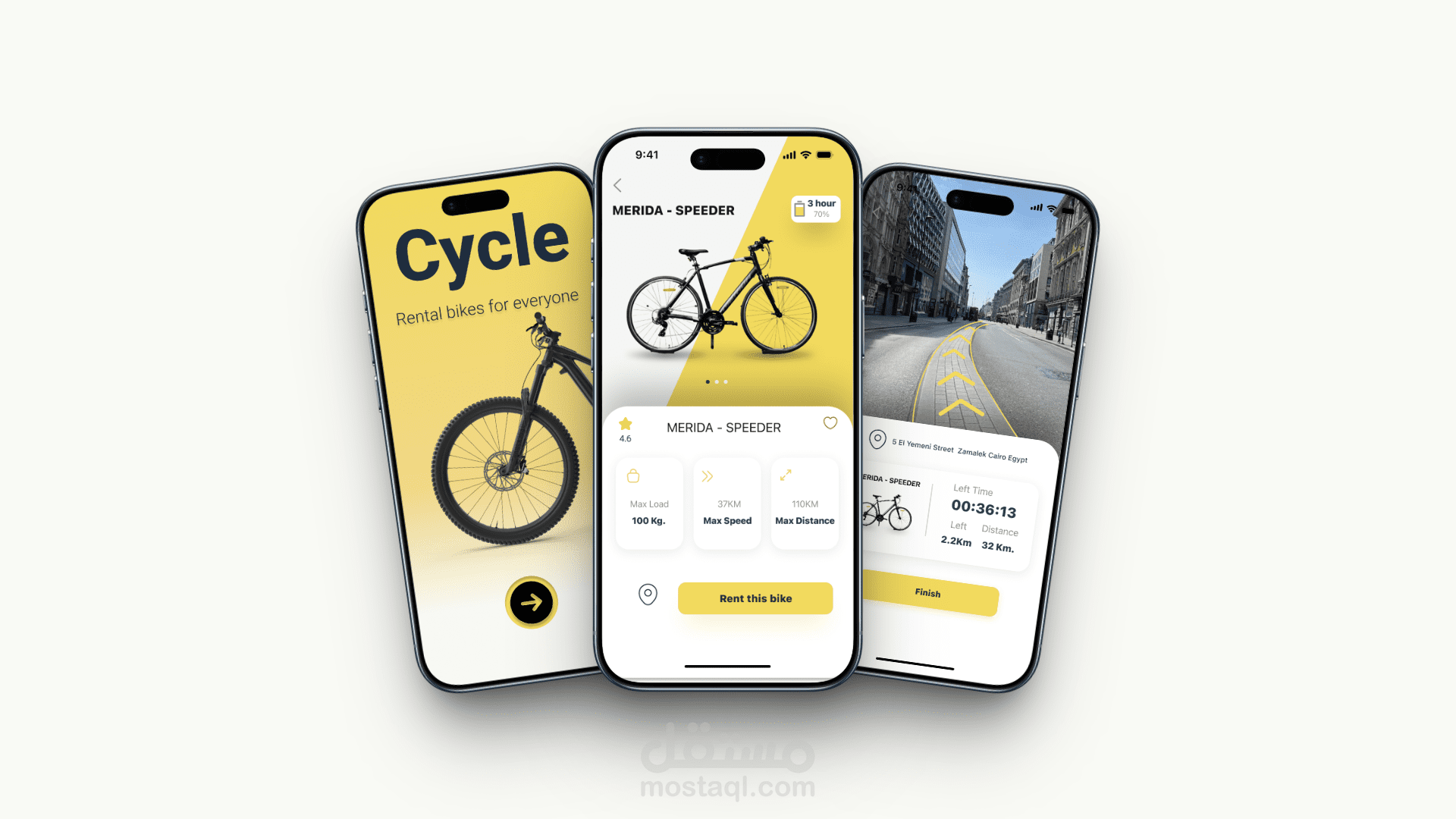 تطبيق خاص بالدراجات