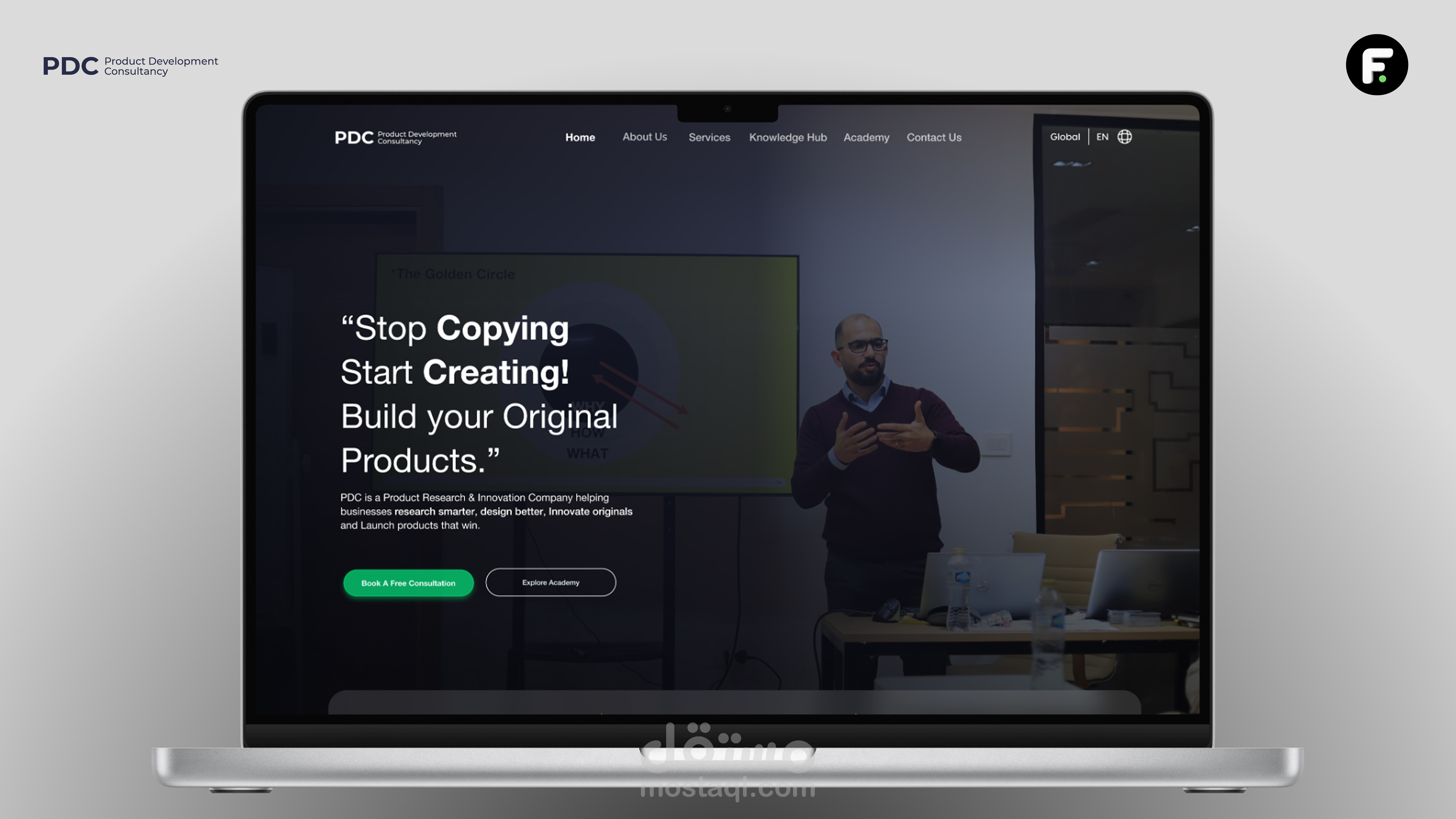 UI/UX Case Study | PDC Group Website Redesign (Product Development Consultancy)