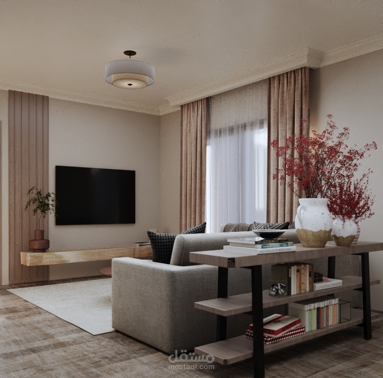 تصميم داخلي لشقة سكنية
