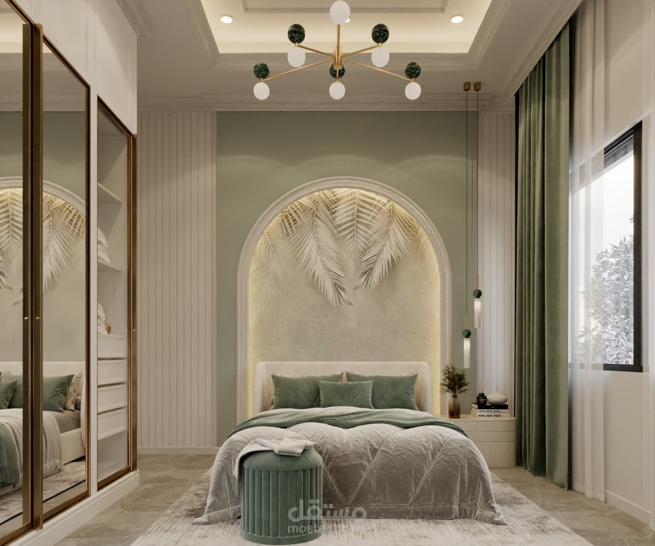 Neoclassic bedroom