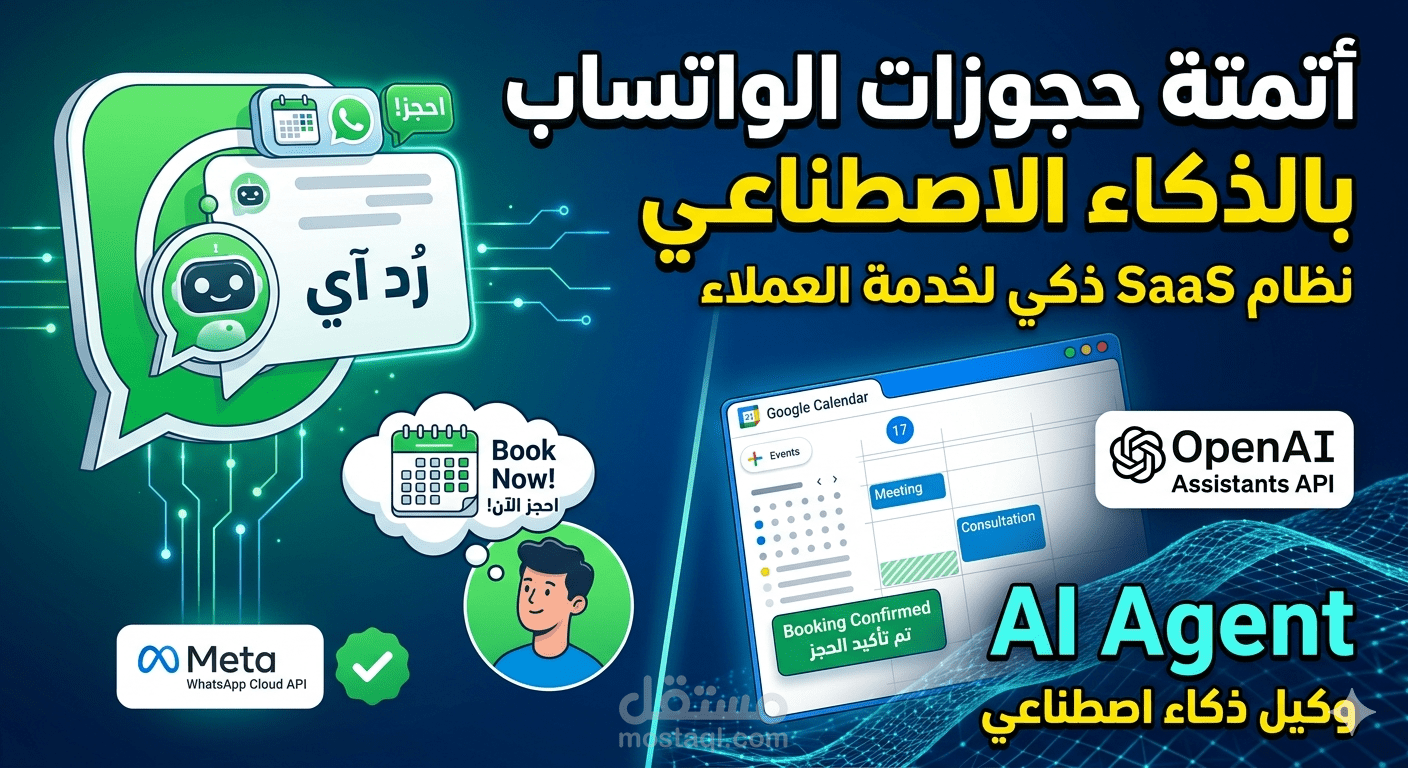 منصة Rudd: نظام SaaS ذكي لأتمتة الحجوزات وخدمة العملاء عبر الـ WhatsApp والذكاء الاصطناعي