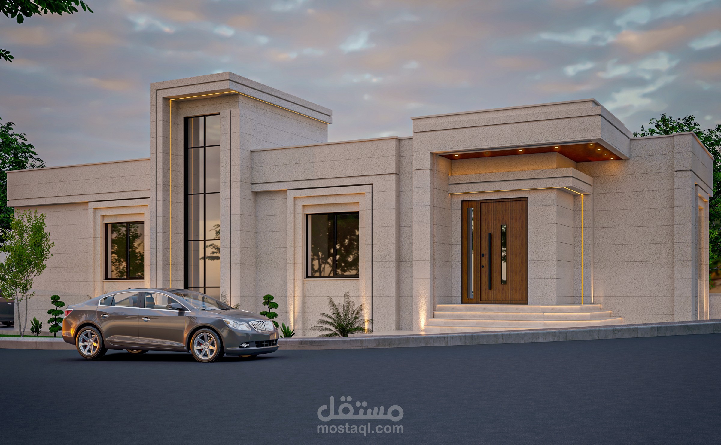 واجهة فيلا سكنية