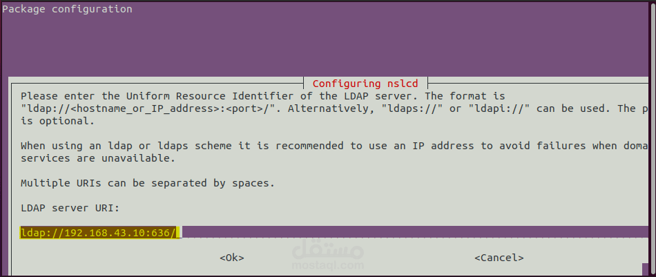 تنفيذ Active Directory كخادم LDAP لمصادقة نظام Linux