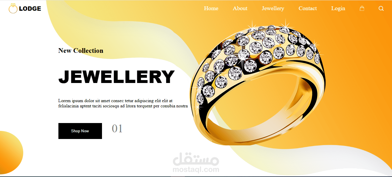 تصميم وتطوير لنظام E-Commerce