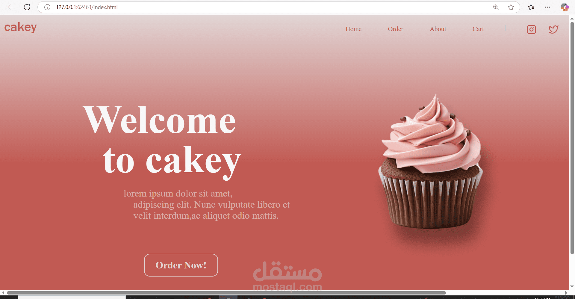 Bakery Website