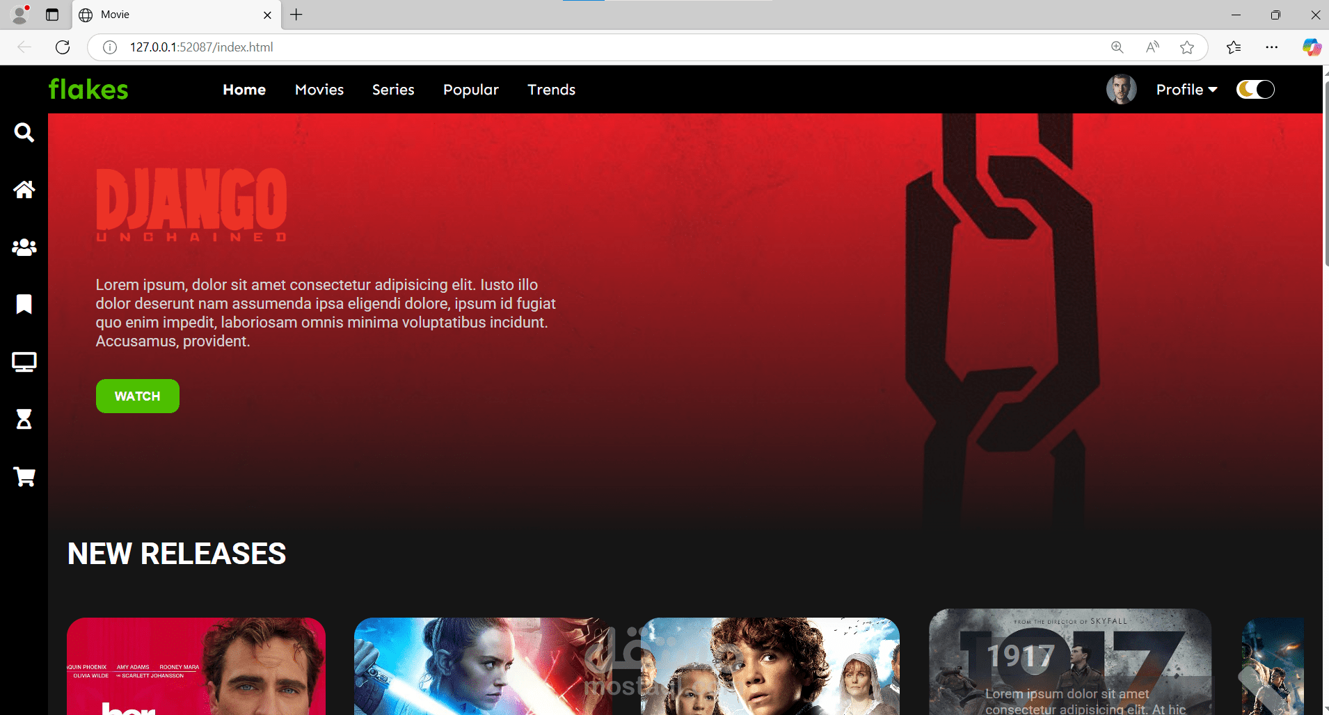 movie website