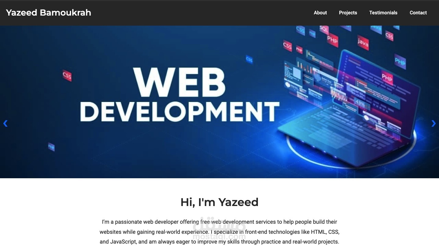 my website