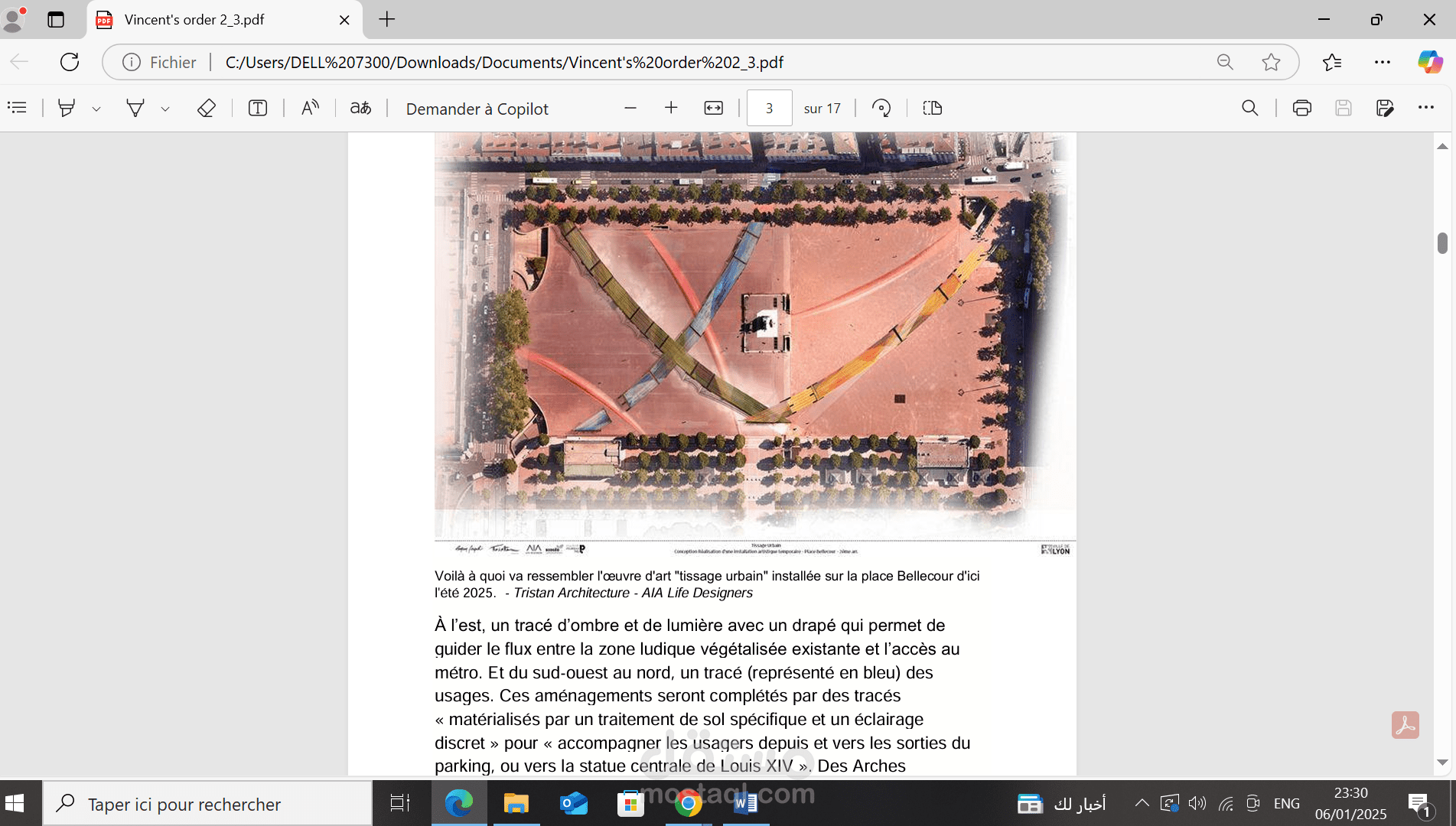 Translation from French to English