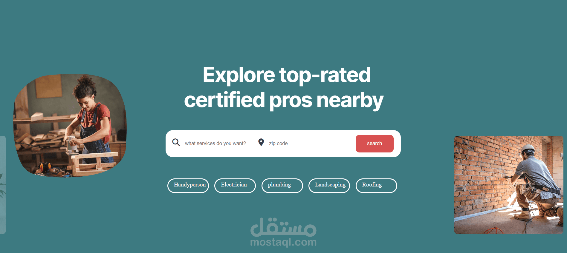 مشروع finder للدليل والقوائم المهنيه