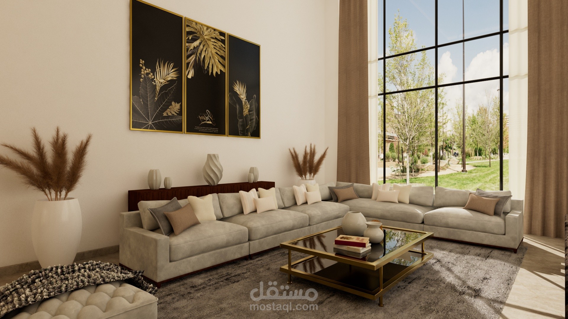 تصميم داخلي  لفيلا مودرن