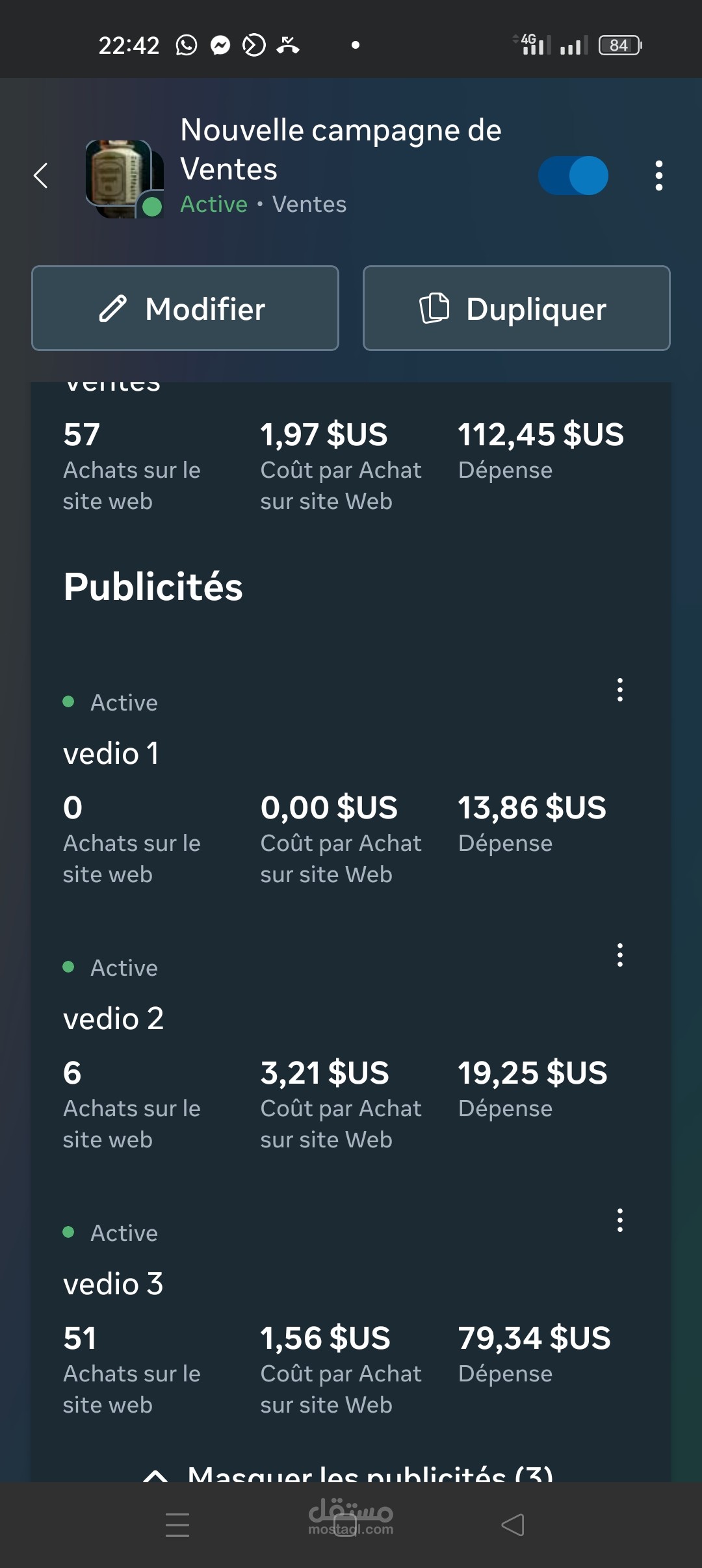 إعلانات على META