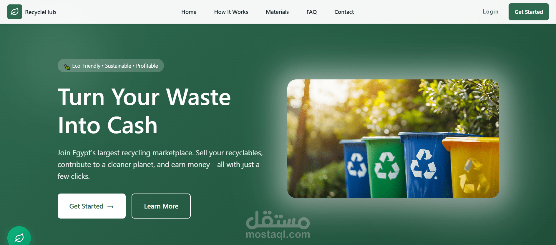 Recycle Hub (.NET Core API + Angular)