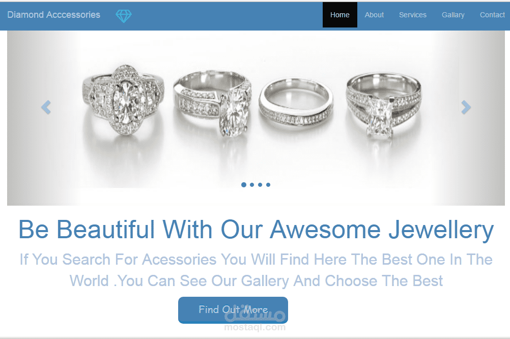 Simple Bootstrap Website