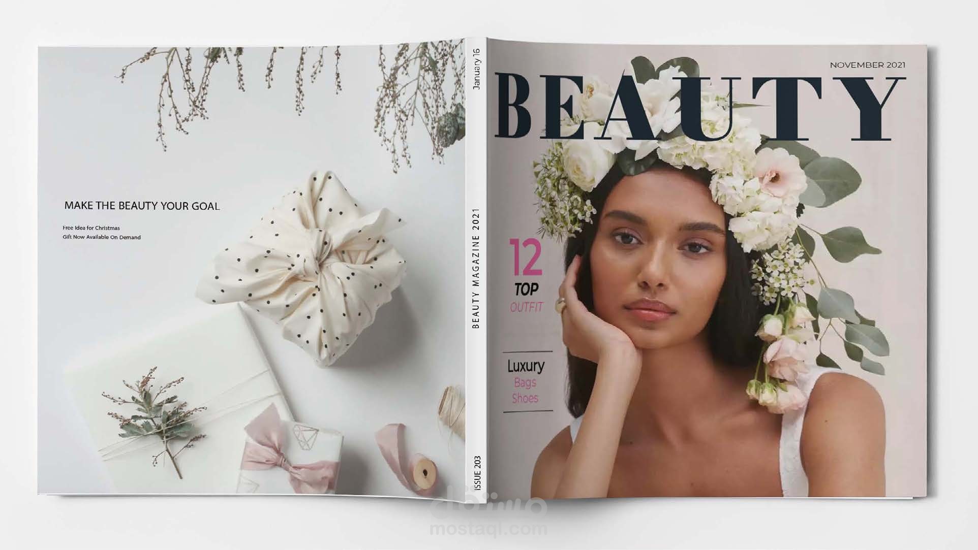 تصميم صفحات مجلة باستخدام قالب مخصص في InDesign