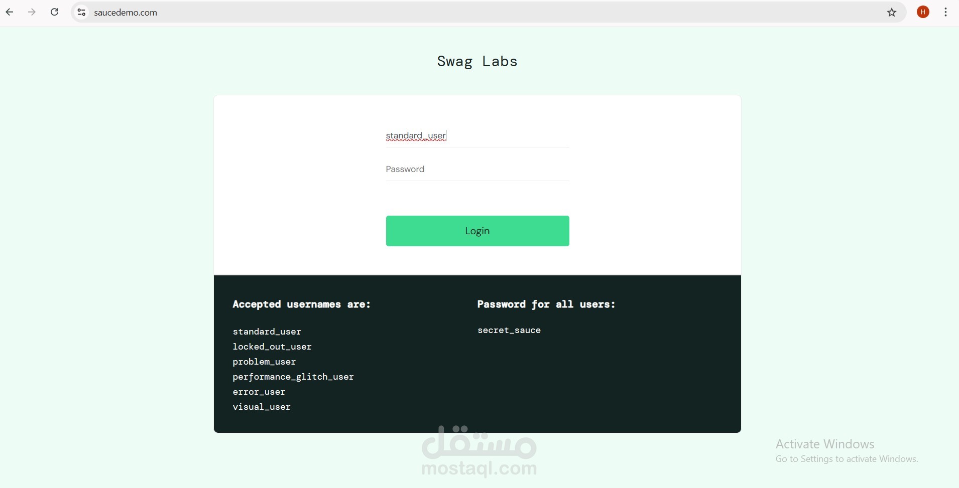 E-Commerce website (demo)
