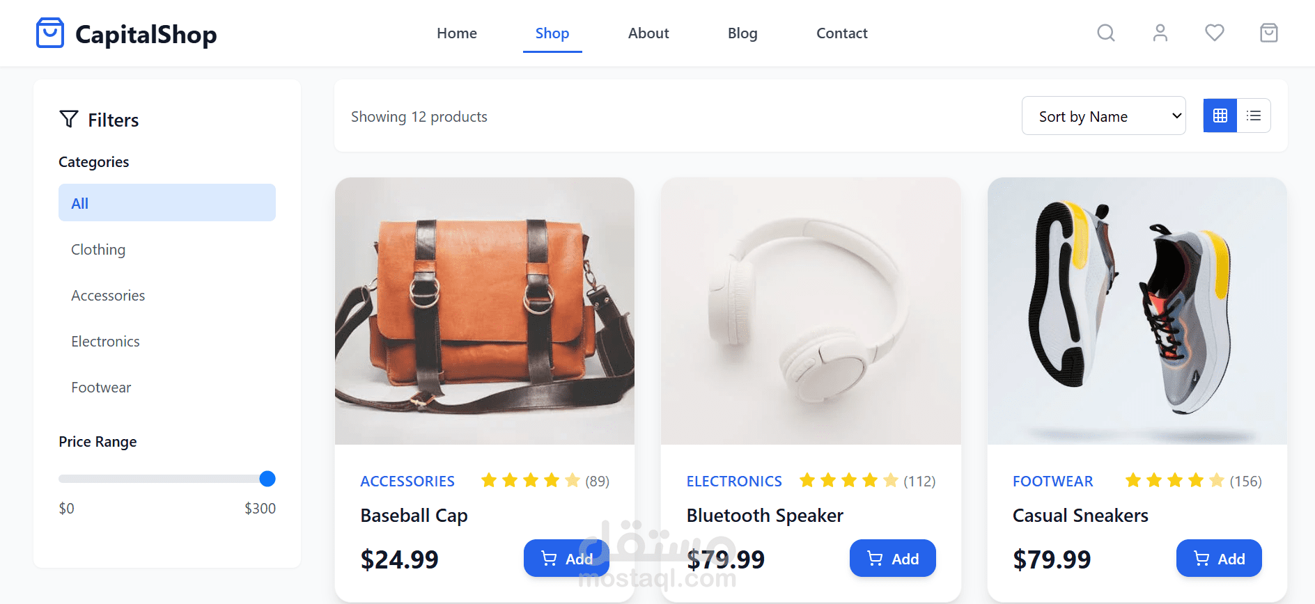 إنشاء موقع E-Commerce متكامل بتقنيات React