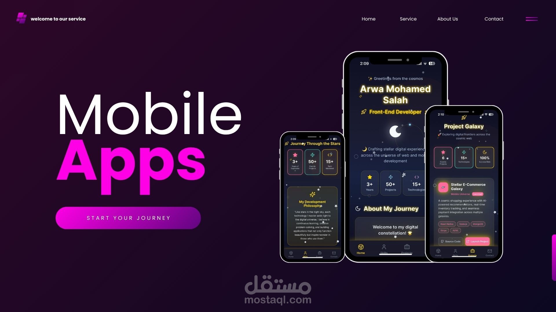 تصميم واجهات وتجربة مستخدم لتطبيق موبايل – Modern UI/UX