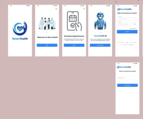 تصميم واجهات مستخدم (UI/UX) احترافية لأنظمة المستشفيات باستخدام Figma