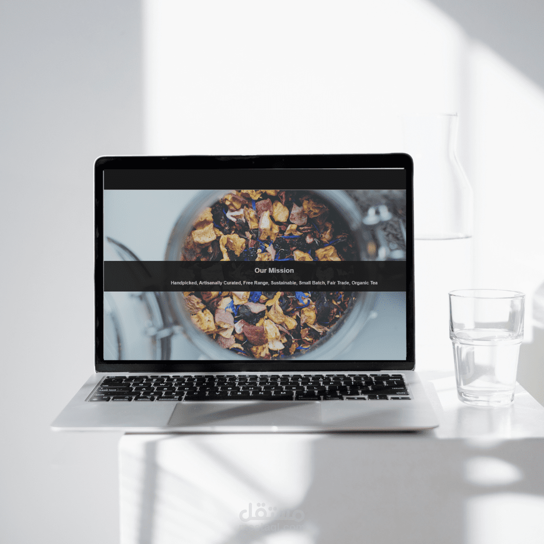تصميم صفحة هبوط landing page لكافيه