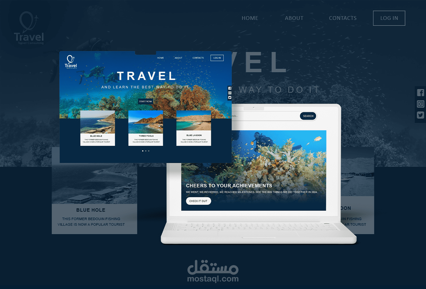 Web UIUX / Travel website