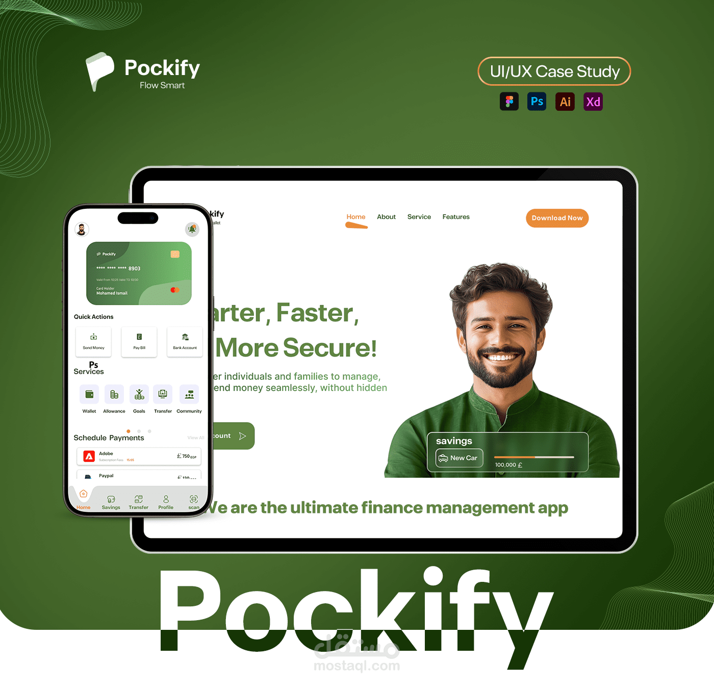 Finance App & Web Design | UX/UI Case Study