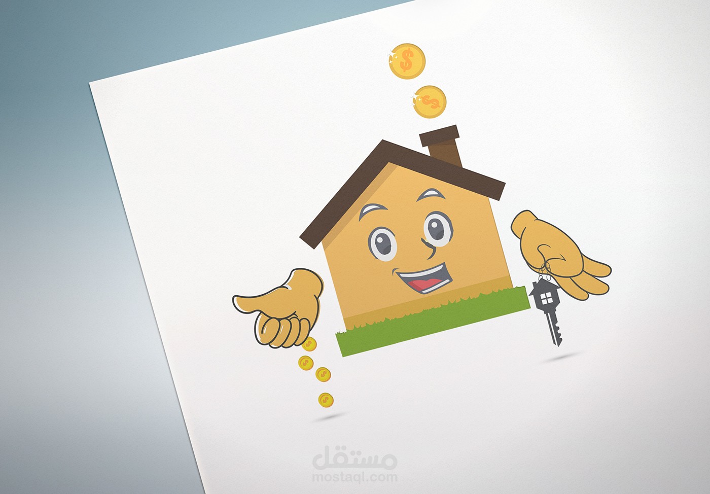 real state Animation cartoon