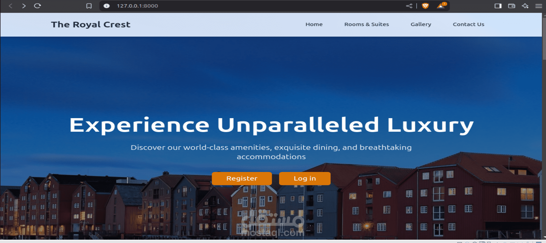 نظام إدارة فندق بسيط– Laravel + Vue.js (Inertia.js)