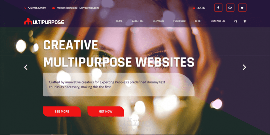E-commerce website