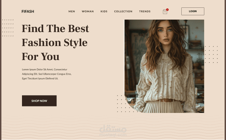 landing page (E-commerce)