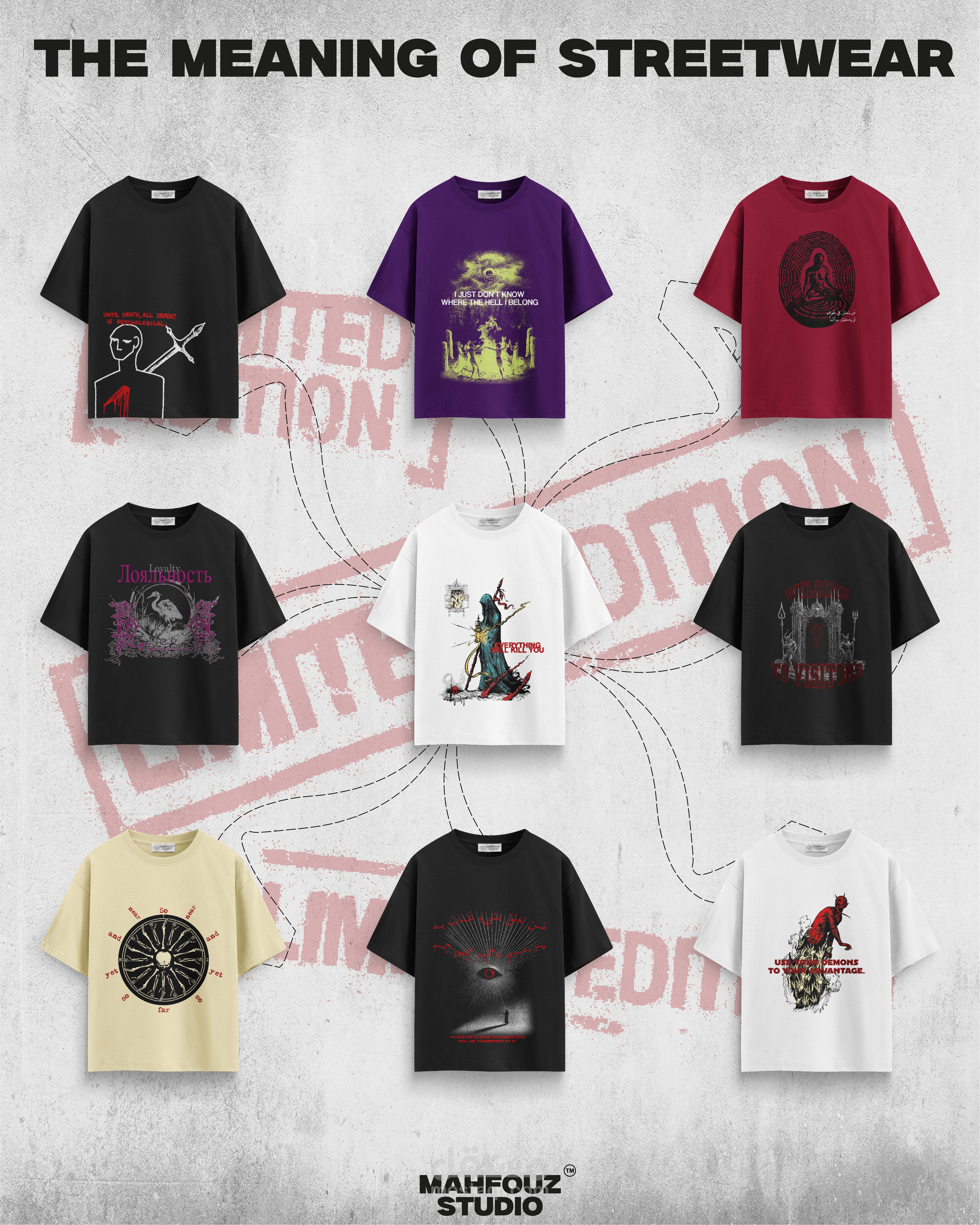 Streetwear T-Shirt Collection Design