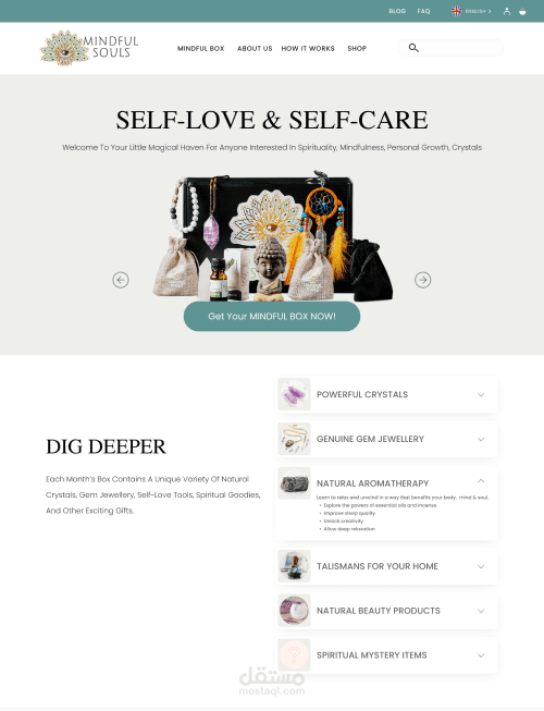 Redesign of website - Mindful Souls