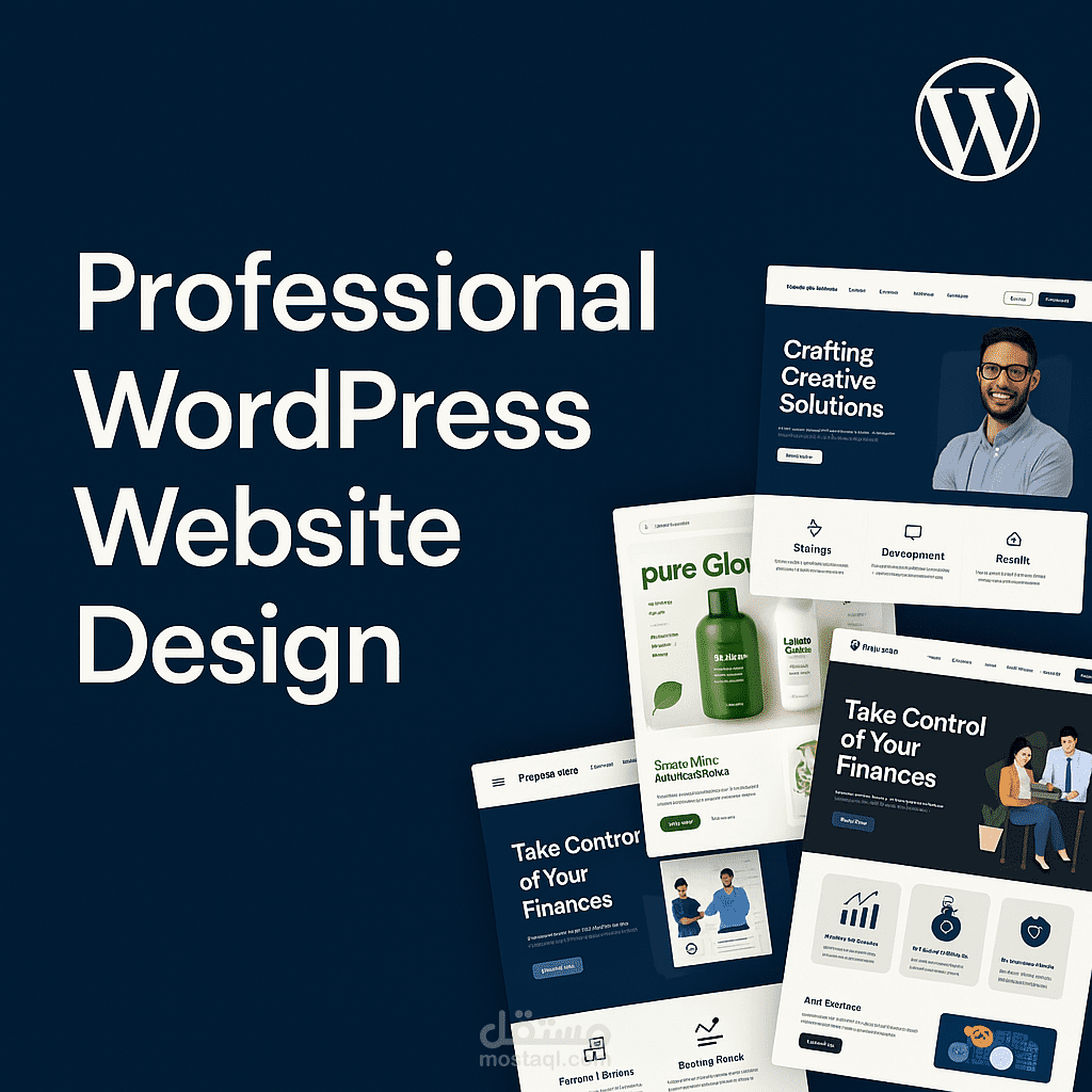تصميم وتطوير مواقع ووردبريس احترافية متكاملة | WordPress Website Design & Development