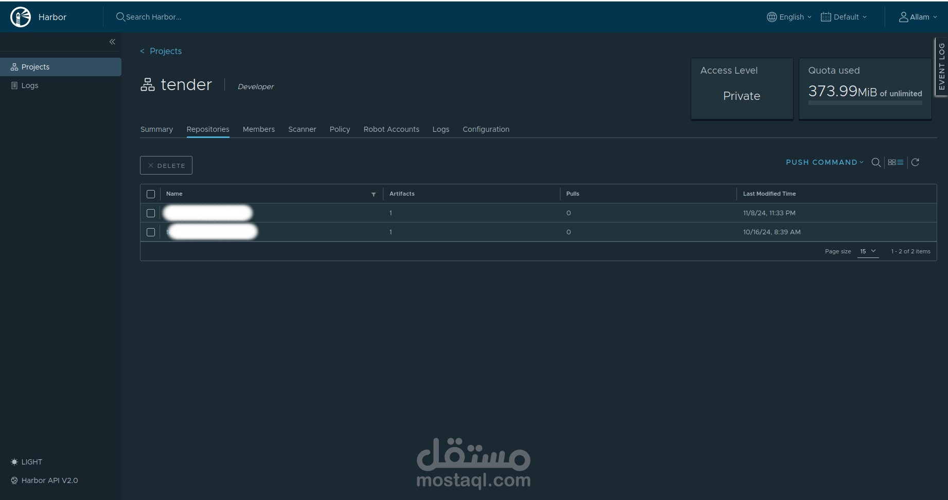 Harbor - Container registry
