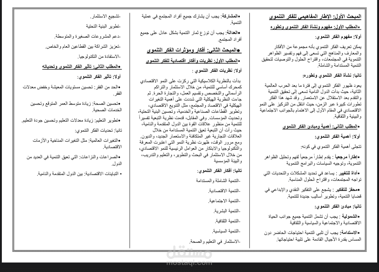 كتابت ملخصات و الملفات