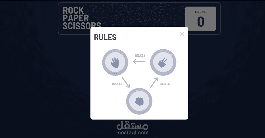 موقع للعبه ورقه حجر مقص