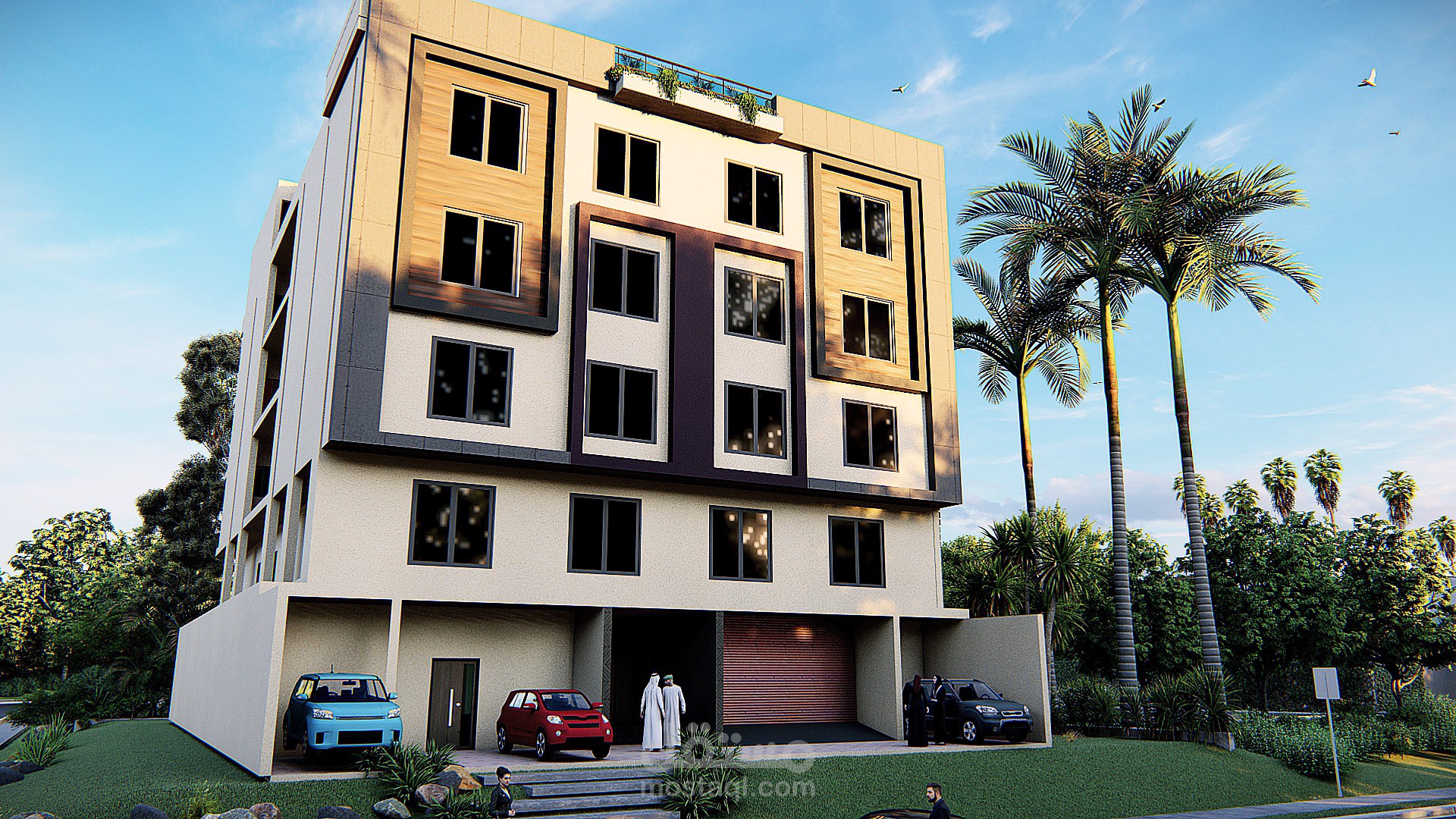 تصميم لعمارة سكنية بالتجمع الخامس مصر