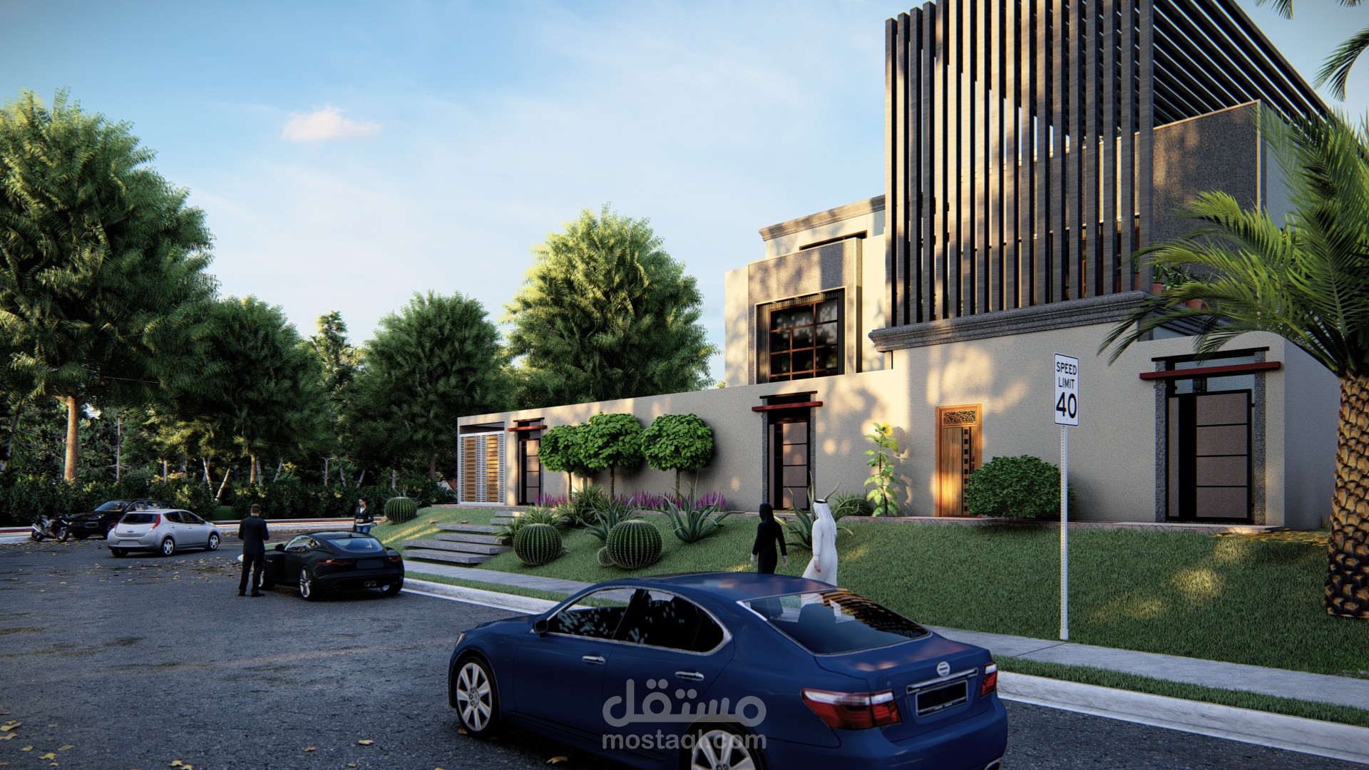 تصميم لفيللا سكنية بالسعودية