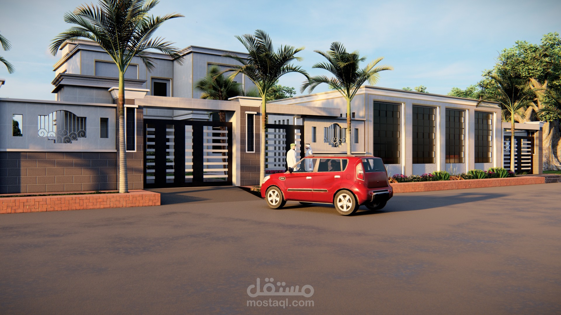 تصميم لفيلا سكنية بالمملكه العربية السعودية