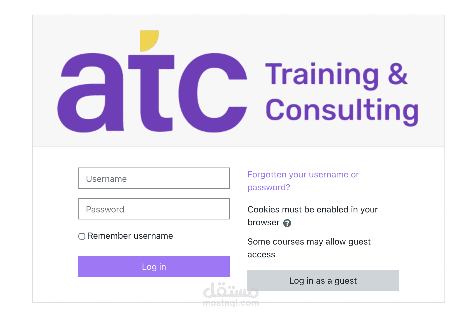 اختبار منصة دورات وتدريب عبر الويب – فحص وظائف وقابلية استخدام