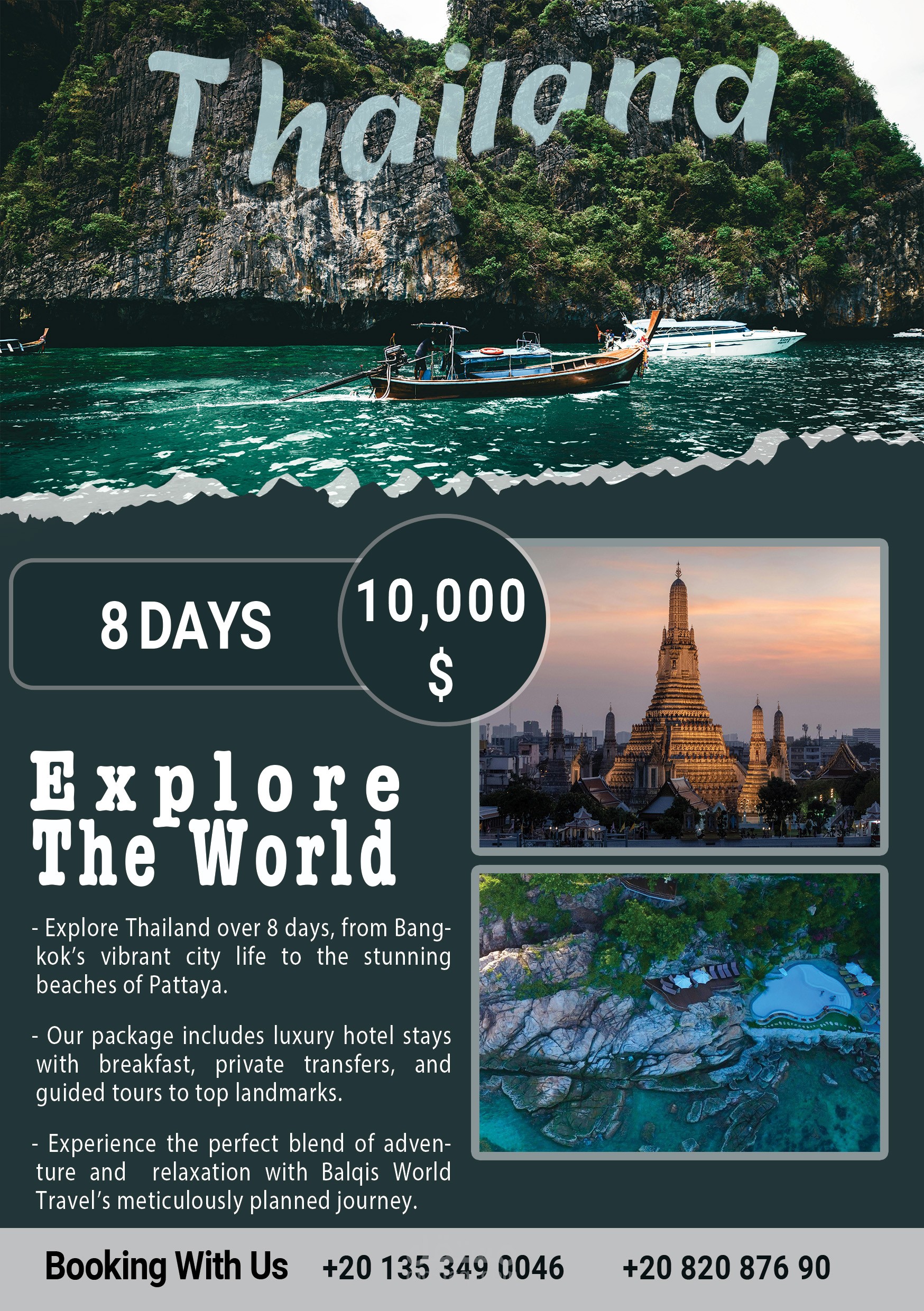 Thailand Travel Flyer Design