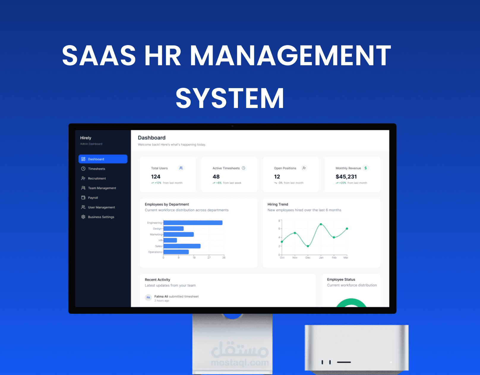Hirly - SAAS HR Management System