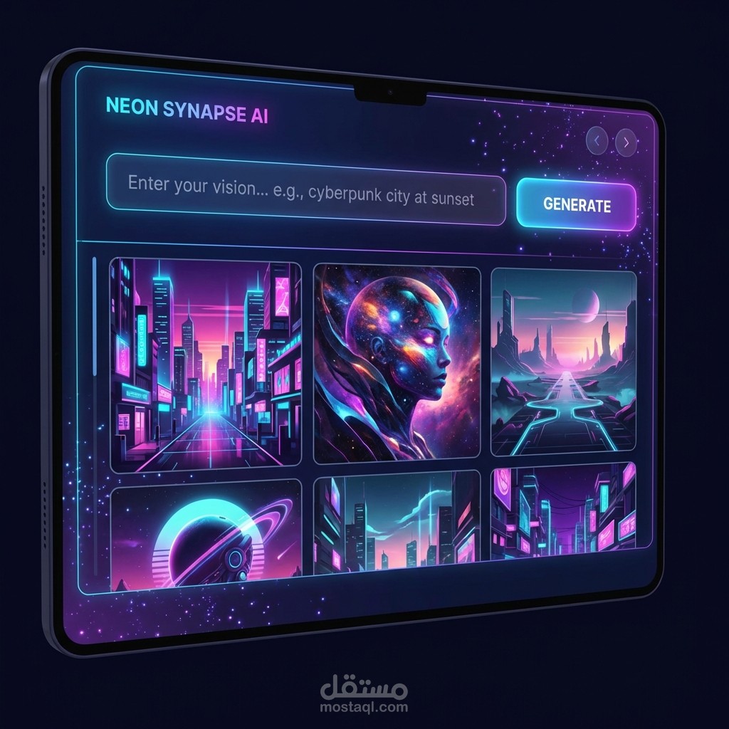 منصة ذكية لتحويل النص إلى صورة