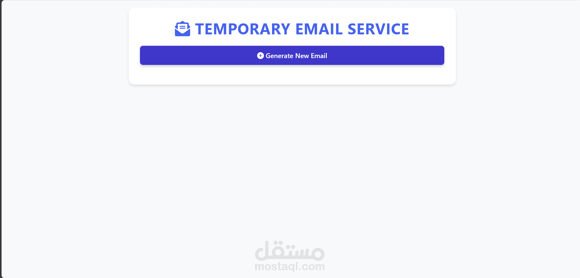 خدمة البريد المؤقت | Python & Flask