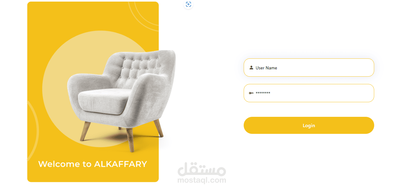 عمل تطبيق ويب يقوم بتوصيل وتركيب منتجات الاثاث