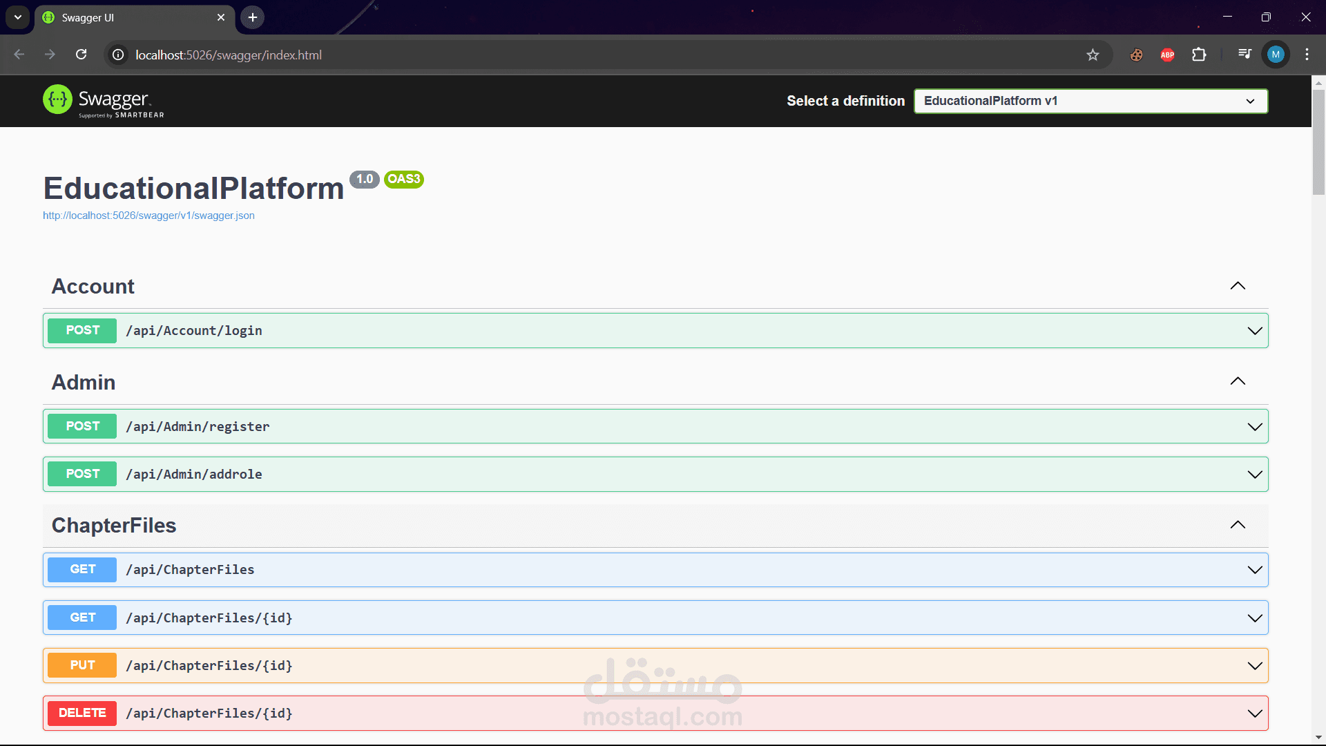 Educational Platform API
