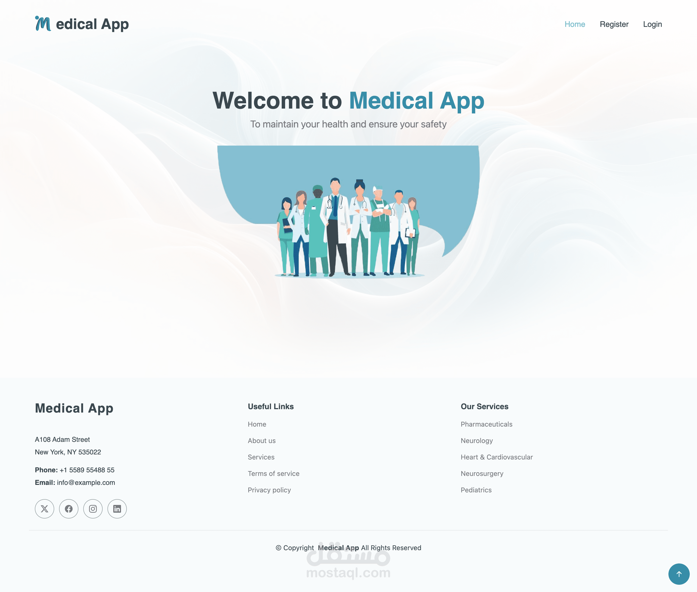 web application that simulates a Patient Management System for a hospital